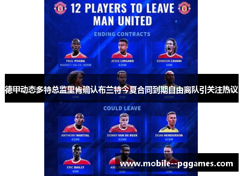 德甲动态多特总监里肯确认布兰特今夏合同到期自由离队引关注热议